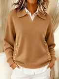 Vynette™ | Jersey de cuello en V con cuello