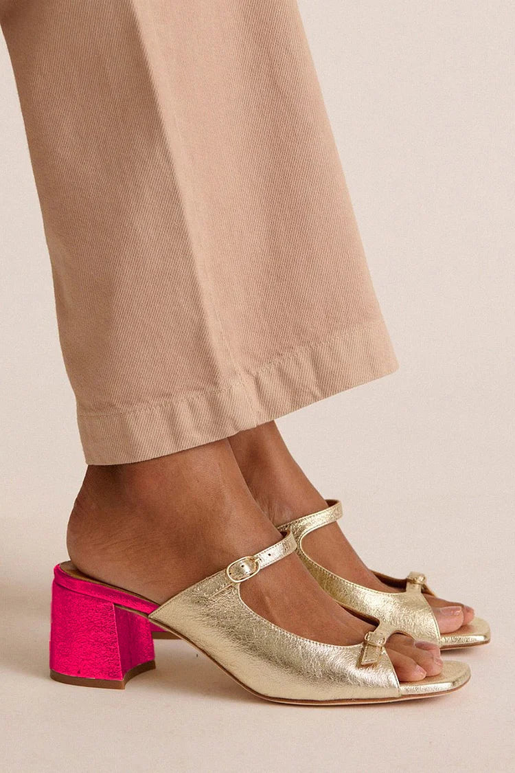 Morado | Sandalias elegantes Riviera