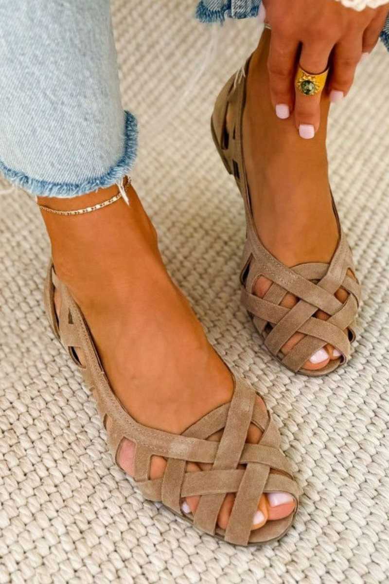 Alessia | Sandalias trenzadas de colores