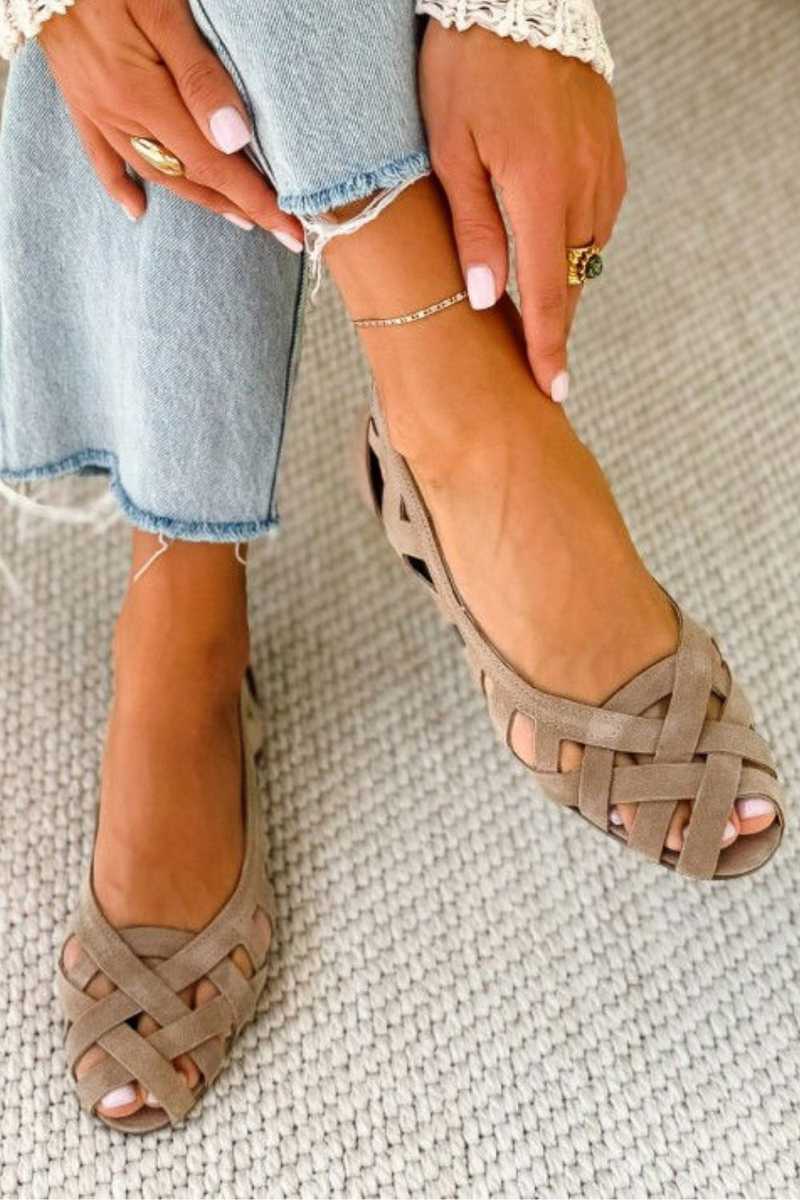 Alessia | Sandalias trenzadas de colores