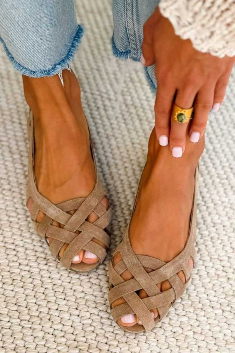 Alessia | Sandalias trenzadas de colores