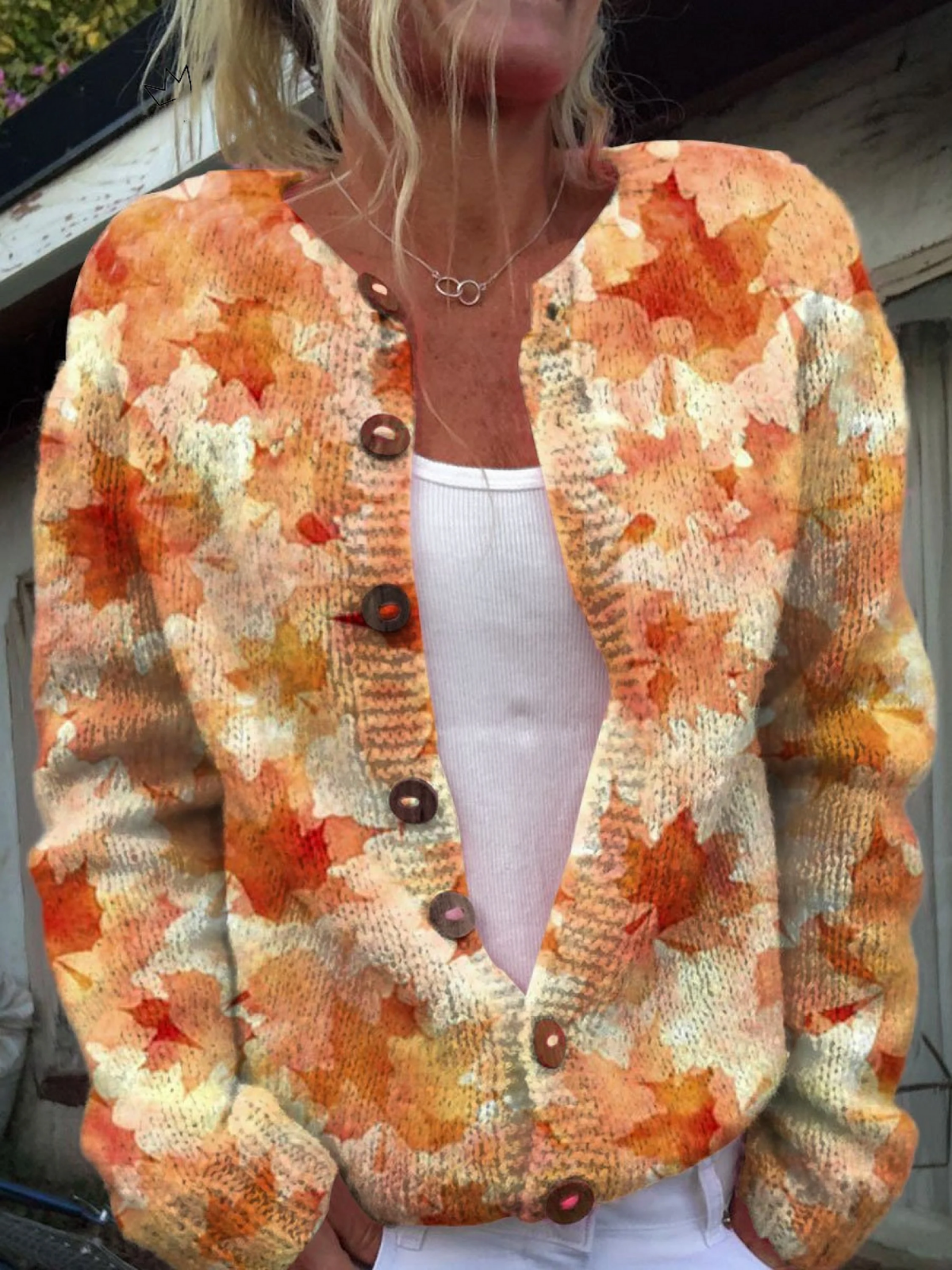 Briarwood™| Cárdigan de punto con estampado floral vintage
