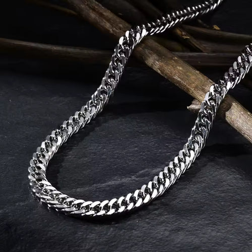 Collares de Cadenas de Eslabones Cubanos de 3-9mm