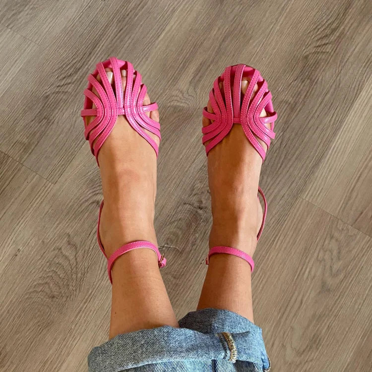 Vittoria | Sandalias con adornos dorados