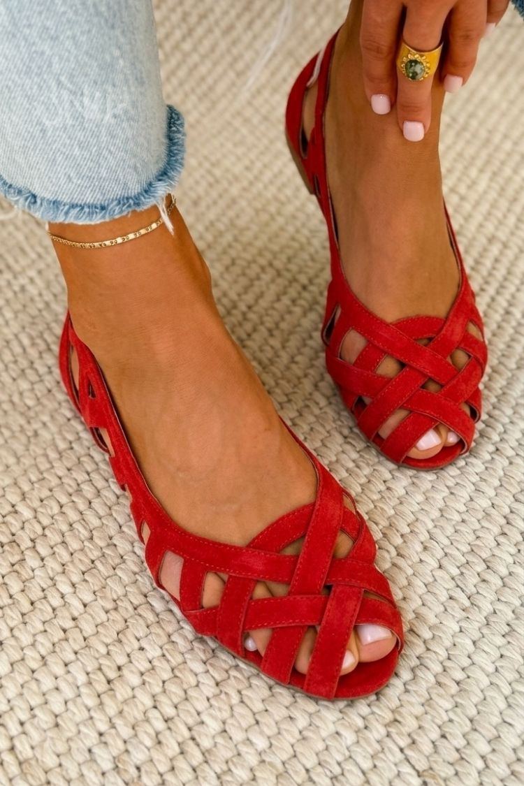 Alessia | Sandalias trenzadas de colores