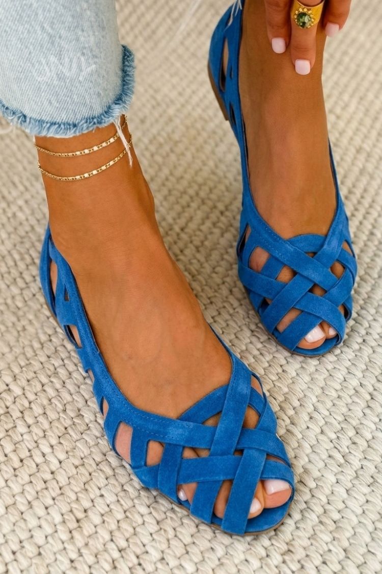 Alessia | Sandalias trenzadas de colores