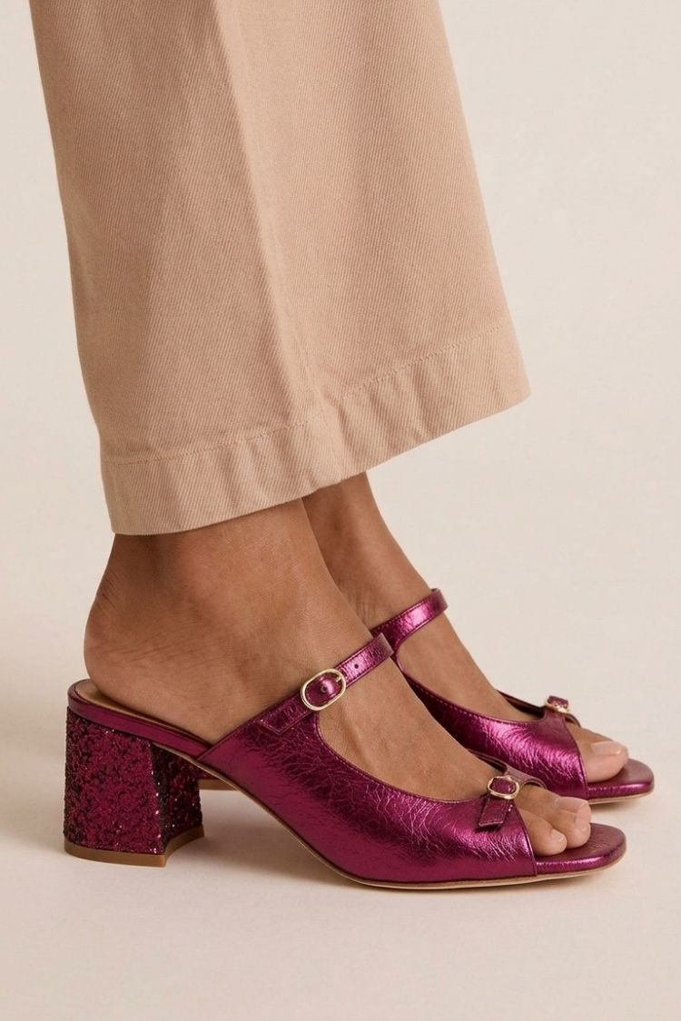 Morado | Sandalias elegantes Riviera