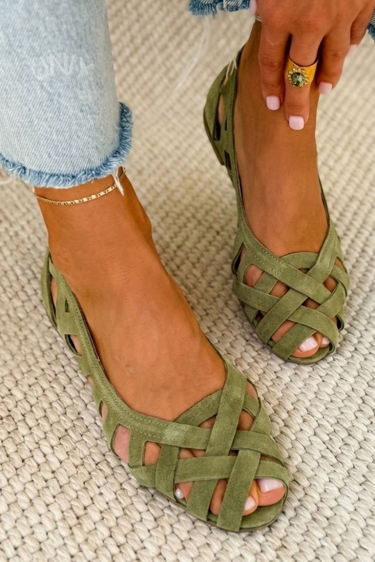 Alessia | Sandalias trenzadas de colores
