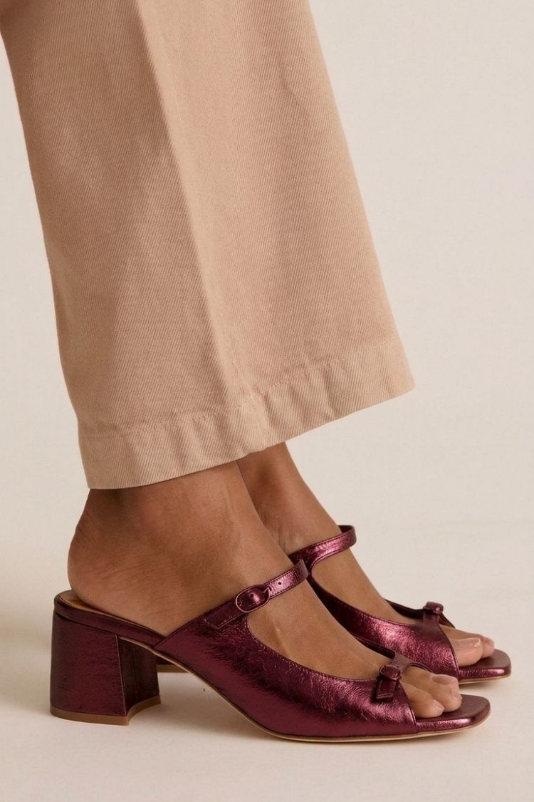 Morado | Sandalias elegantes Riviera