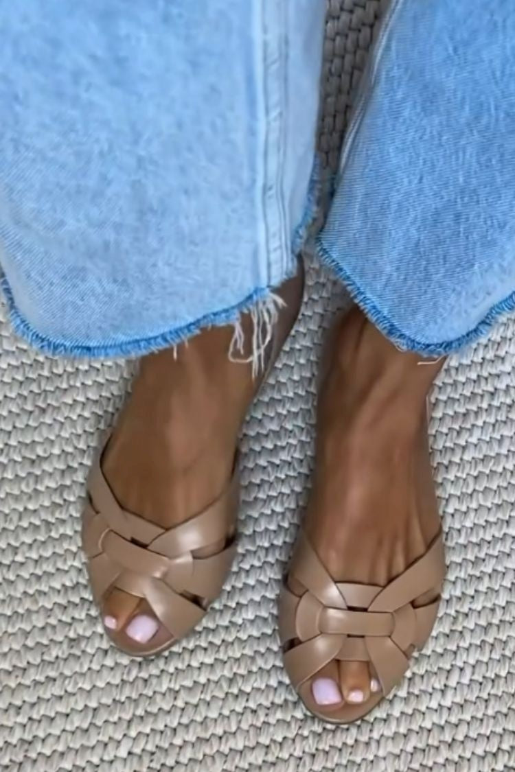 Serafina | Sandalias trenzadas «Natura»