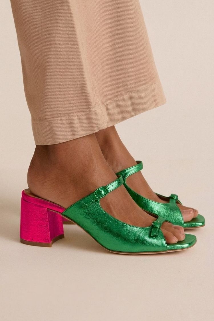 Morado | Sandalias elegantes Riviera
