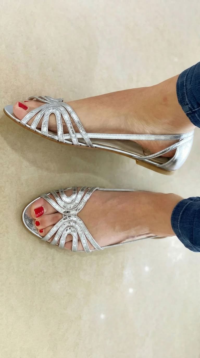 Eleonora | Sandalias doradas «Luce d'Estate»