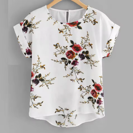 Blusa con Estampado Floral