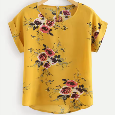Blusa con Estampado Floral