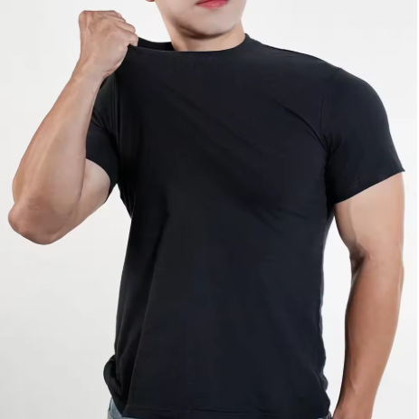 Camiseta Simple con Cuello Redondo