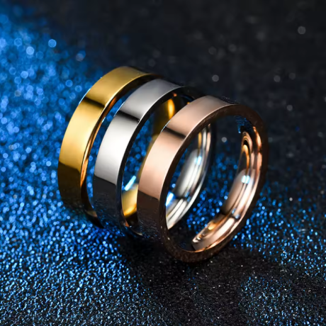 Anillos de Acero Inoxidable de 4mm de Ancho