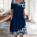 Vestido Informal con Estampado Floral