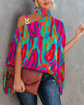 Blusa Asimétrica de un Solo Hombro para Mujer