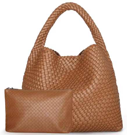Bolso de Mano Tejido para Mujer con Monedero
