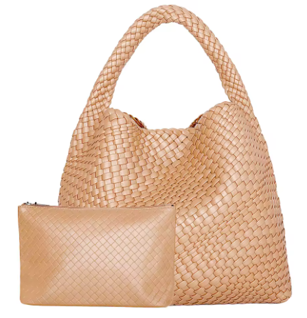 Bolso de Mano Tejido para Mujer con Monedero