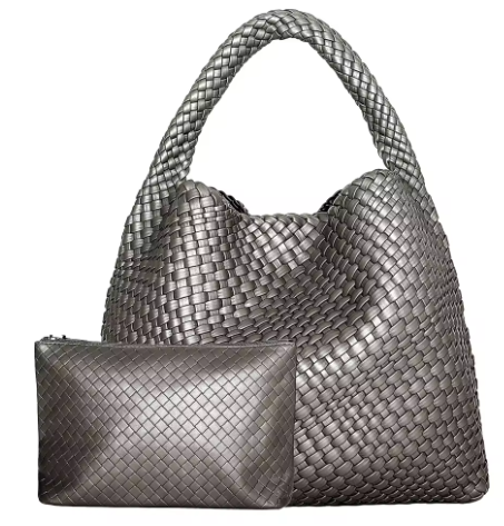 Bolso de Mano Tejido para Mujer con Monedero