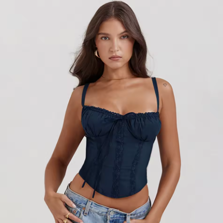 Corsé de Encaje Floral Sexy