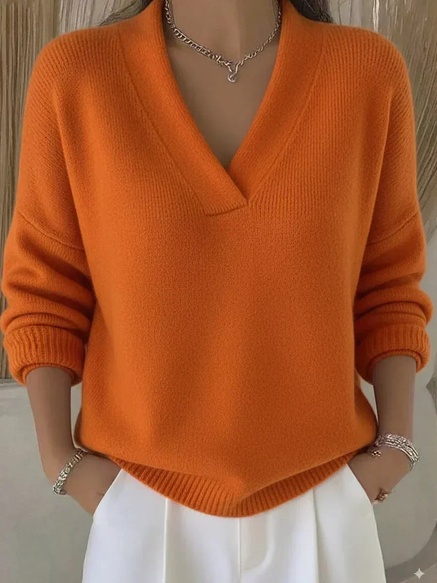 Vivelle™ | Jersey holgado con cuello en V
