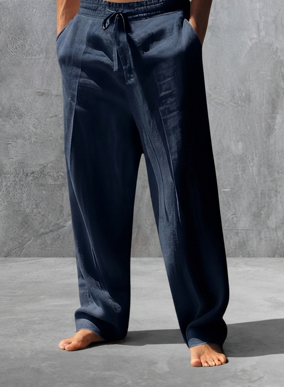 Pantalones de Lino y Algodón para Hombre
