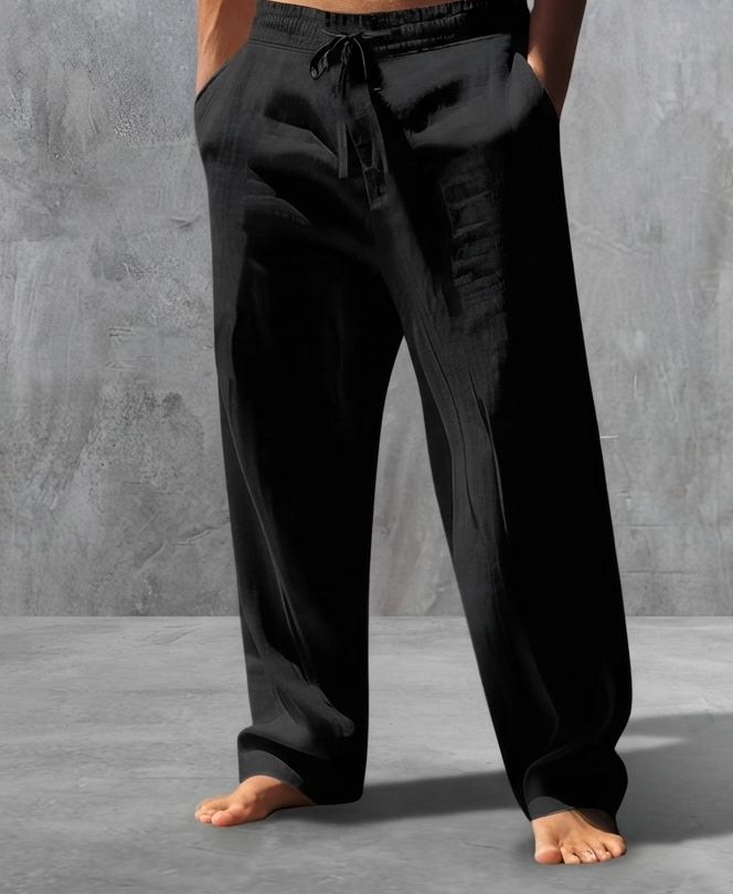 Pantalones de Lino y Algodón para Hombre