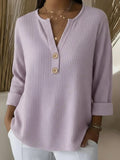 Lucinda™ | Camiseta Henley con botones