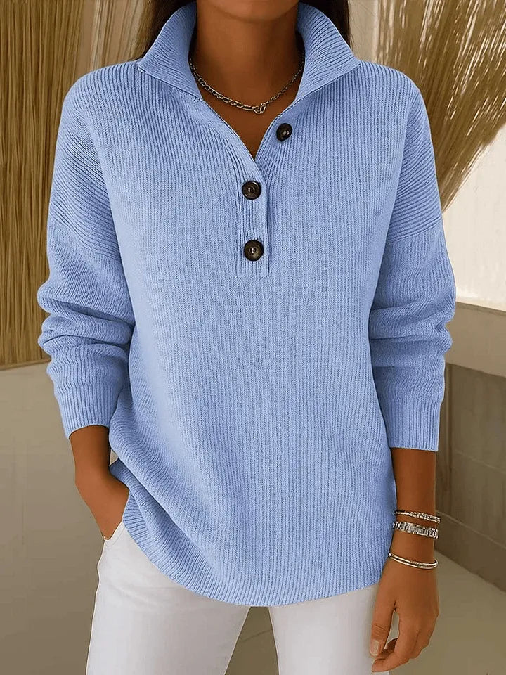 Florence™ | Jersey polo con cuello en V