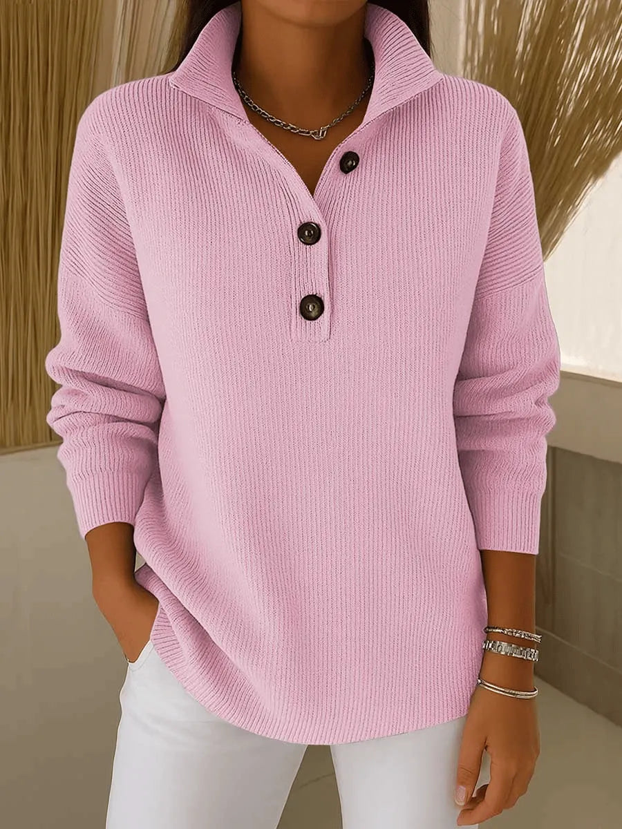 Florence™ | Jersey polo con cuello en V