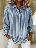 Jacqueline™ | Camisa a rayas con botones