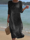Vestido casual de mujer bordado