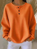 Mirabel™ | Cómoda sudadera Henley de tejido de gofre